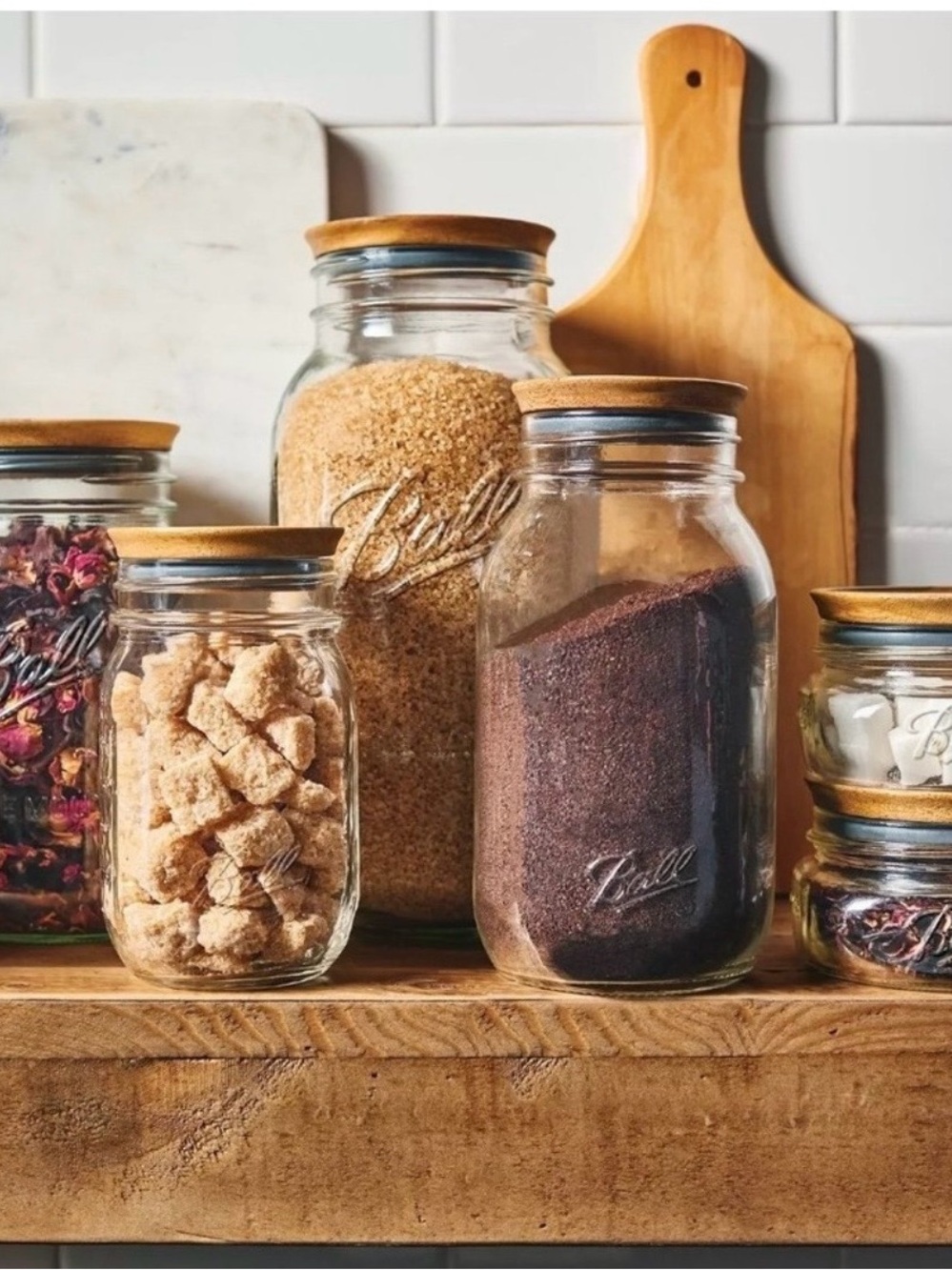 Lot of 5 Ball Wooden Lids Regular Mouth Mason Jar Lids Acacia Wood NEW - Picture 9 of 12